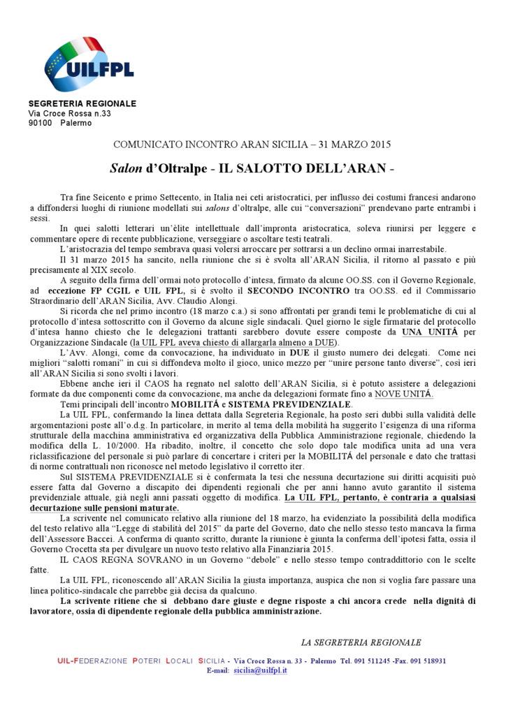 UILFPLDipRegSic's tweet photo. #Aran_Sicilia #pensioni #lucacrimi UIL FPL Governo Crocetta http://t.co/ux4ItLN7Ep