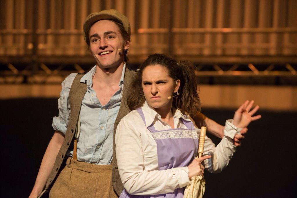 RossHarryTom's tweet photo. Parade at #NSDF15 was phenomenal! Thanks to the amazing cast and prod team. Love you all, particularly @LizzieJay3 http://t.co/H5aN3IyjxT
