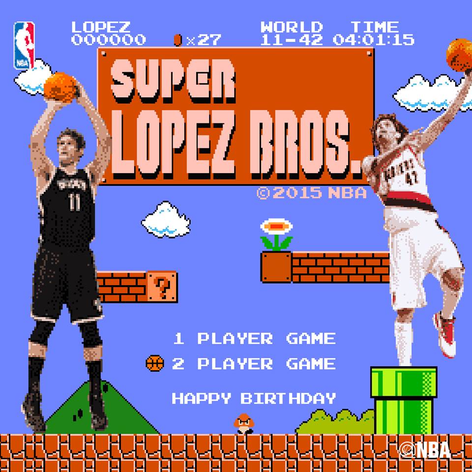 This might be the best illusration to wish the Big fella Brook Lopez a happy birthday   