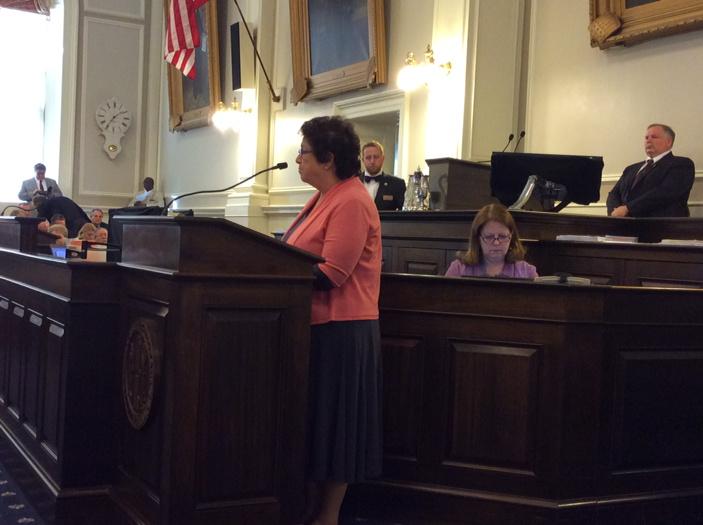 Rep. Rosenwald Argues against diverting "bed tax" monies away from county nursing homes. #nhpolitics #nodownshifting