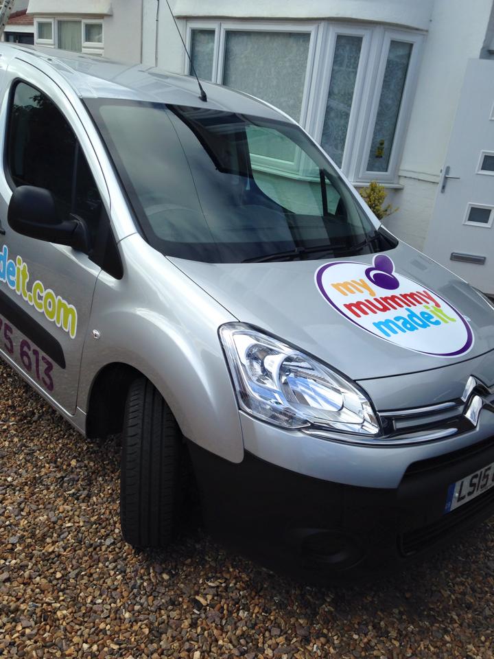 Mymummymadeit's tweet photo. Our new branded van arrived today! Get your orders in - we are ready! Thanks to @PhillipBoots and @PalmersCitroen http://t.co/6mE85auuPx
