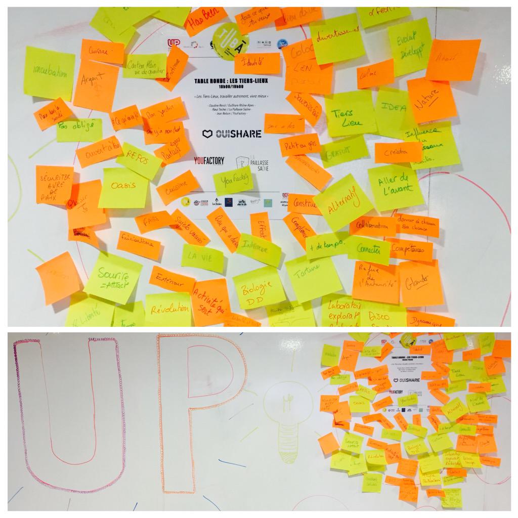 laMYNE_'s tweet photo. #UpConf #tierslieu w/ @OuiShare @Y0UFACT0RY @DiscoSoupe et d'autre... #theatre scènette : c'est quoi un tiers lieu? http://t.co/Ba1ecD5irC