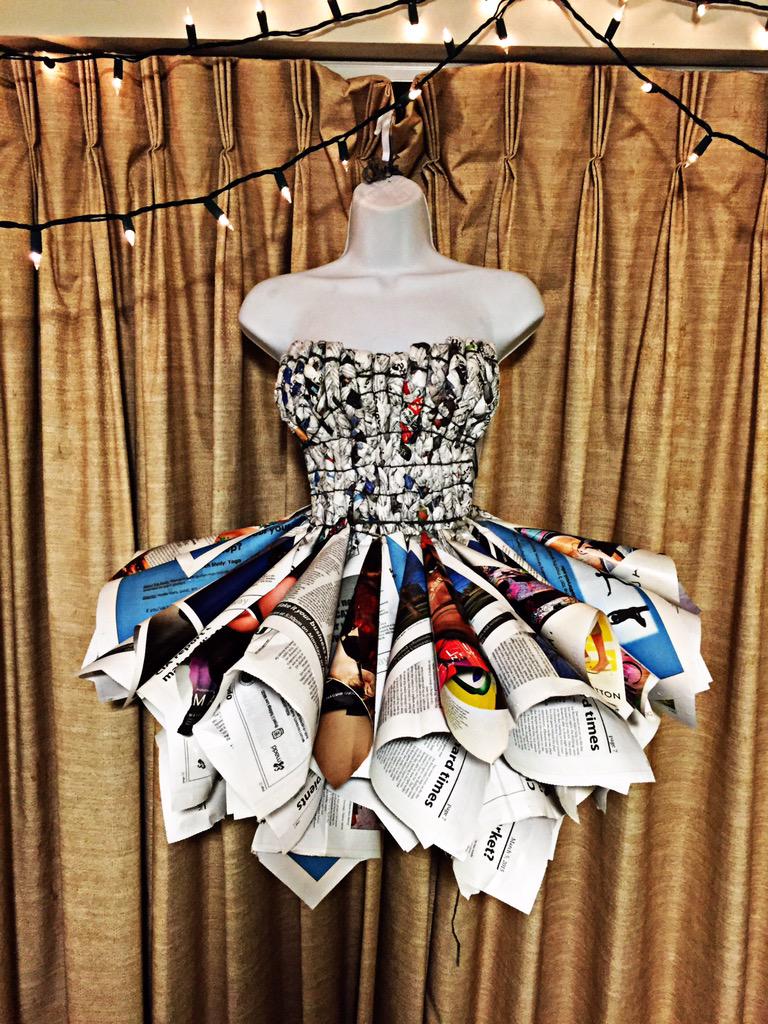Bryant Fashion Forum Recycled Materials Garment Contest. Make it yourself or with friends! Contact csegama@bryant.edu