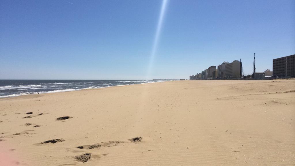 USTSTLF's tweet photo. We made it to the beach! #virginiabeach #STLF #bus2 http://t.co/qlzTebEM9f