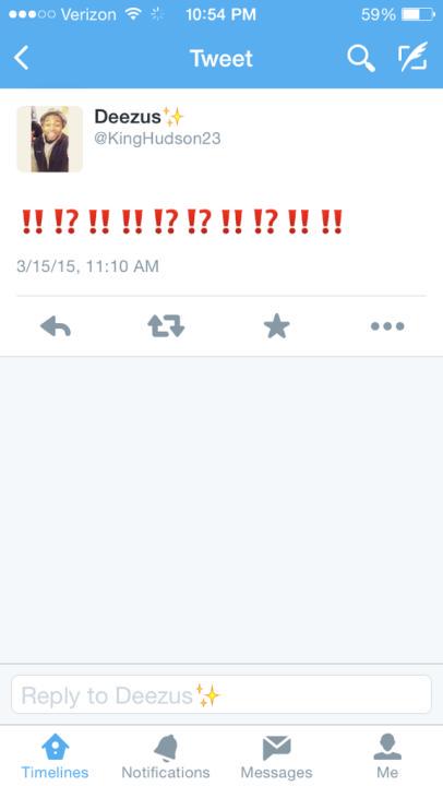 DailyDumbTweet's tweet photo. @KingHudson23 why you so mad http://t.co/XvdedyAQIO