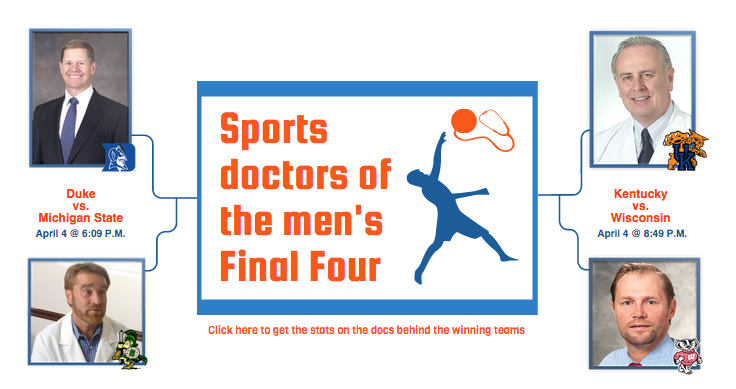 MKearnsMPI's tweet photo. MD #MarchMadness : Here are the #doctors behind the 2015 men's #FinalFour — http://t.co/2bEqTxdUXs http://t.co/8qwen8erWR