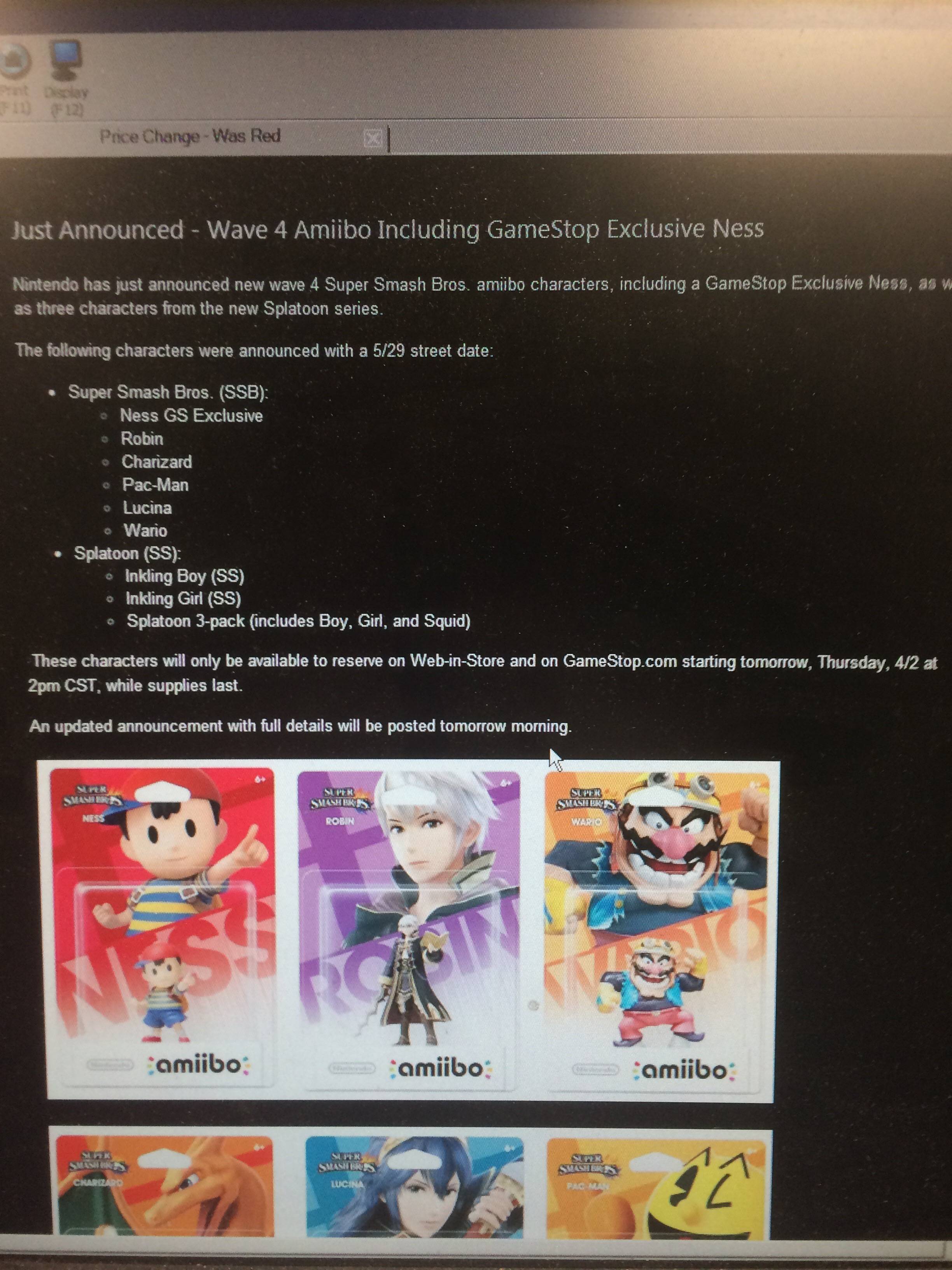 Splatoon 2 amiibo gamestop sale