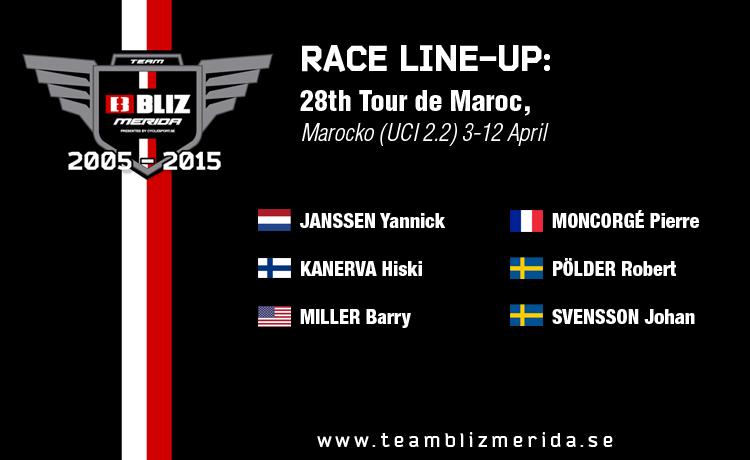 Cyclesport_se's tweet photo. Tour de Maroc 3-14/4: @YannickJanssen @RobertPolder  @BarryFMiller @hiskikanerva Pierre Moncorgé and Johan Svensson http://t.co/fYjPVHSuhm