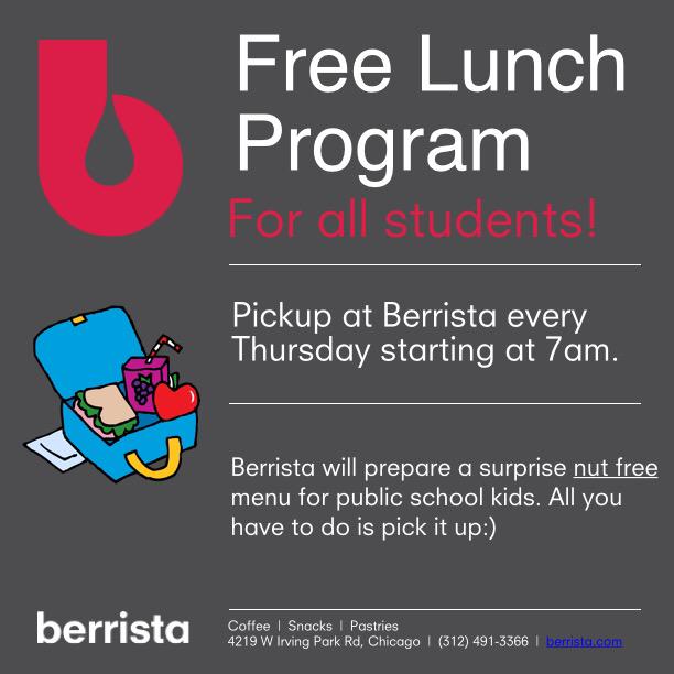 Tomorrow starting at 7am, because kids and parents love a good option:)