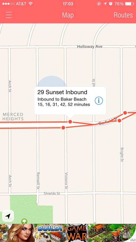 MattObAy_area's tweet image. There hasnt been a bus in over 15 minutes, I wonder when the next one is coming? Oh. Gotcha. #muniproblems @mrcsisml