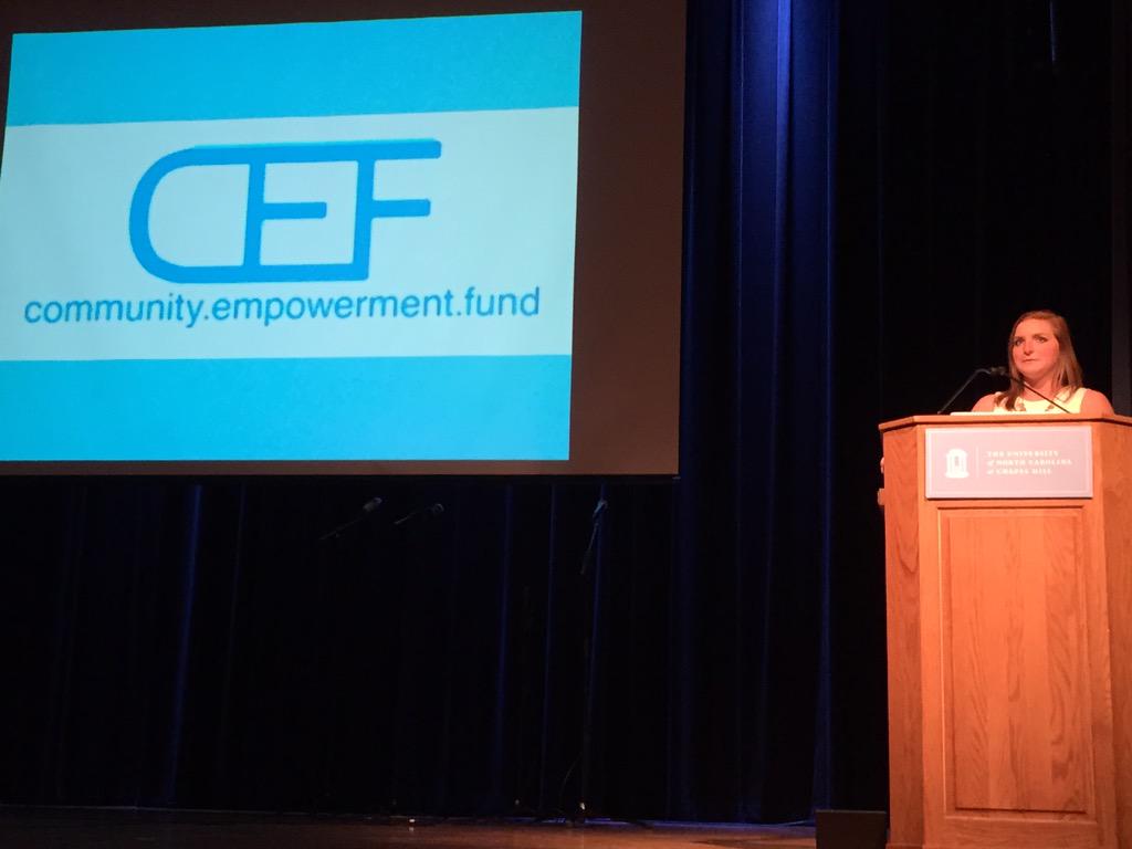 Thank you so much to @CEFChapelHill for presenting tonight! What a great charity!