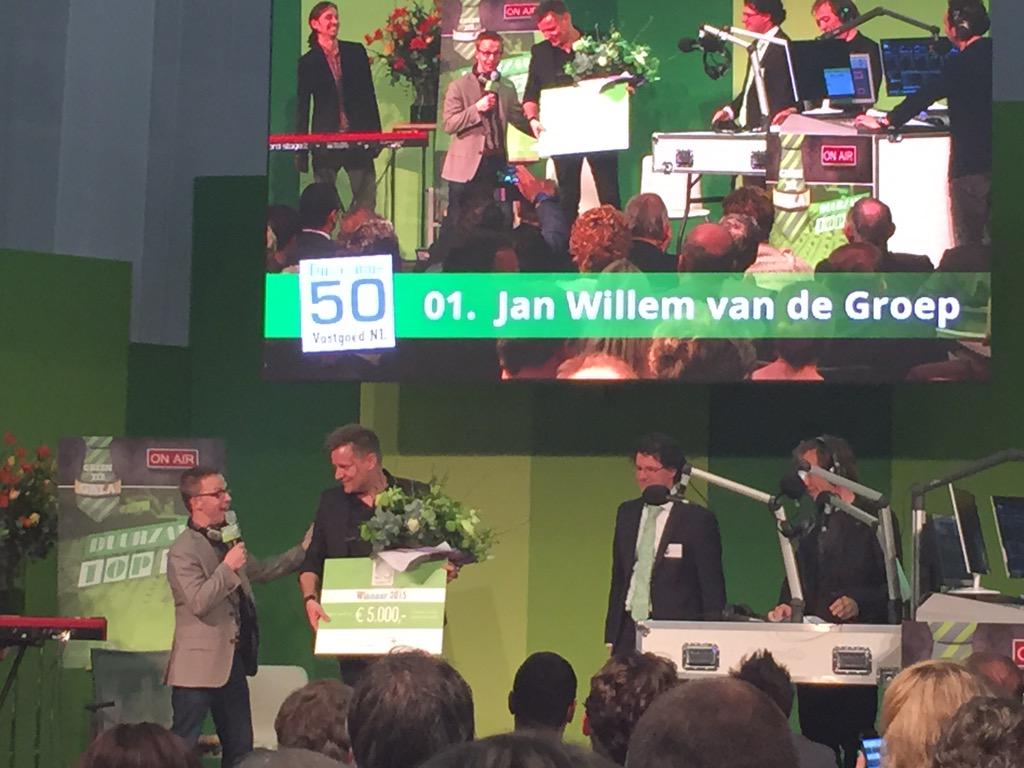 Onze 'pain in the ass' op nummer 1! Proficiat @Greenspirator! Top! @GreenTieGala