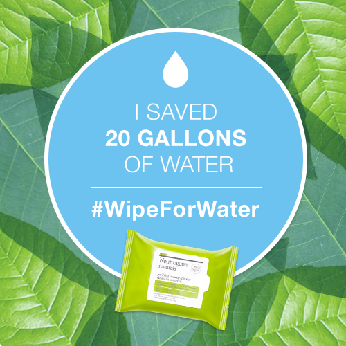 brandi_b's tweet photo. I pledge to #WipeforWater for 4 days. Join @Neutrogena Naturals &amp; save water this #EarthMonth http://t.co/SrsO1GI3Cw http://t.co/8dZXnnps4o