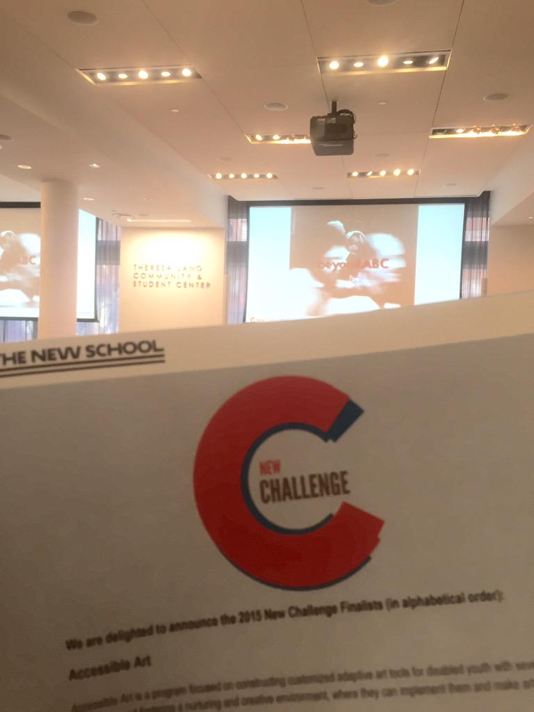 cmhandalg's tweet image. Honored to be part of @tnsnewchallenge @TheNewSchool community in its amazing &amp;amp; continuing development #NewChallenge