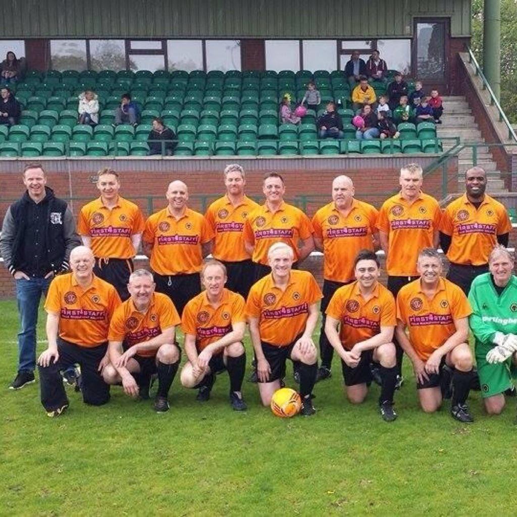 west_tomwich's tweet photo. Please support us as we take on the @WolvesAllstars in aid of sands. 2pm kick off, followed by music from Troubadour http://t.co/55Gz1xUCZY