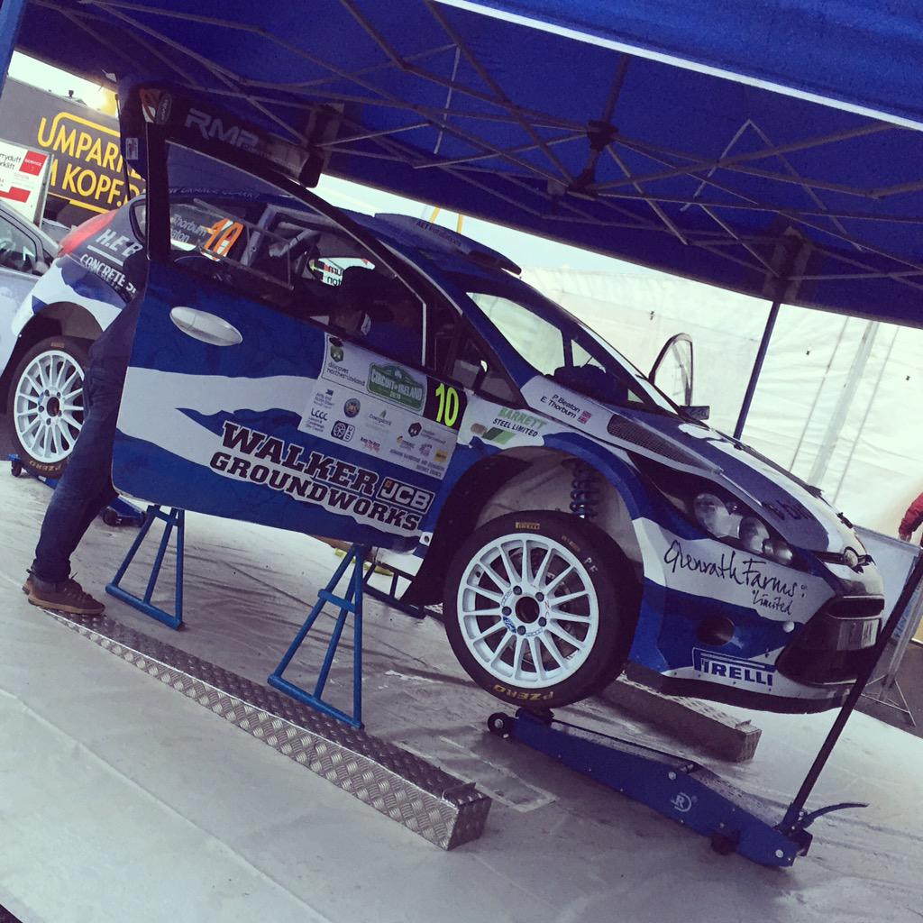 euanthorburn's tweet photo. Ready for Qualifying tomorrow! @FIAERC @CircuitIreland @MSportLtd #Ford #Fiesta S2000 #ERC http://t.co/ETrJkQ8uQN