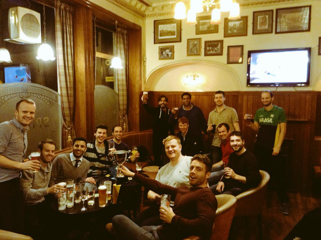 Wattcell Futsal Club (@wattcellfutsal) on Twitter photo Great way to end 1st @sfa_southeast season. Couple of teams gathering for a few jars at <a href="/BarRoseburn/">the roseburn bar</a> #FutsalEthos Great way to end 1st @sfa_southeast season. Couple of teams gathering for a few jars at <a href="/BarRoseburn/">the roseburn bar</a> #FutsalEthos