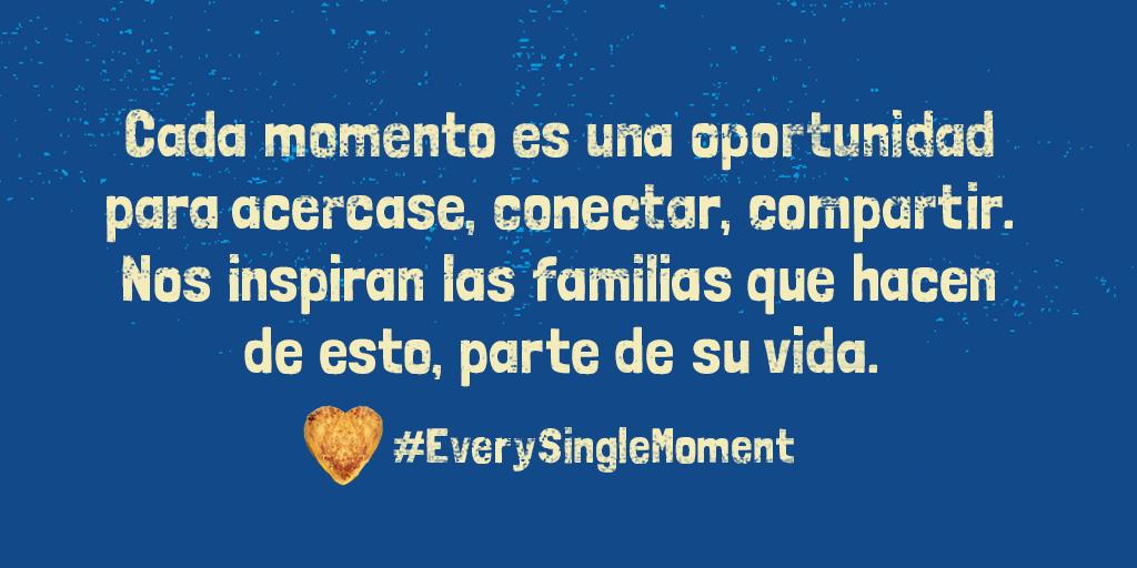Nos inspiran las familias que se toman el tiempo para compartir. Pronto conocerás sus historias. #EverySingleMoment