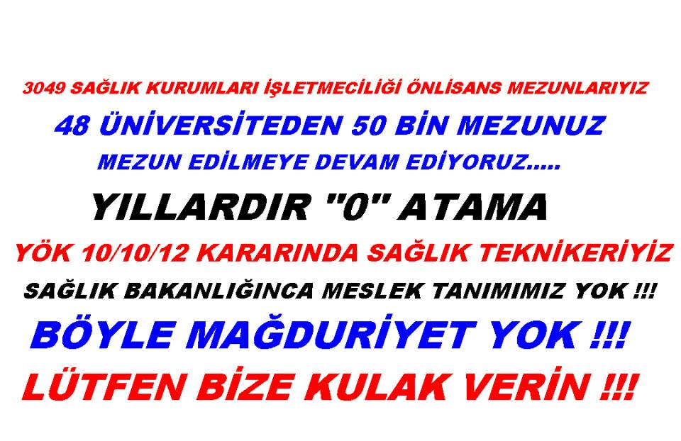 ozanim77's tweet photo. @AbbasGucluTR @gencbakiskanald #AbbasGüçlüİleSağlıkBakanı #ÖnlisansSağlıkKurumlarıİşletmeciliği 50 BİN A SIFIR KADRO? http://t.co/uzyrKFPDLP