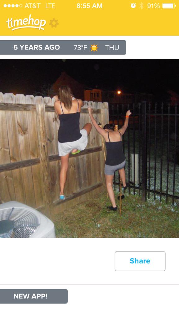 amydmagee's tweet photo. @bwalkkkkk my thug betch #rideordie #throwback #timehop http://t.co/TWZxsaH4gl