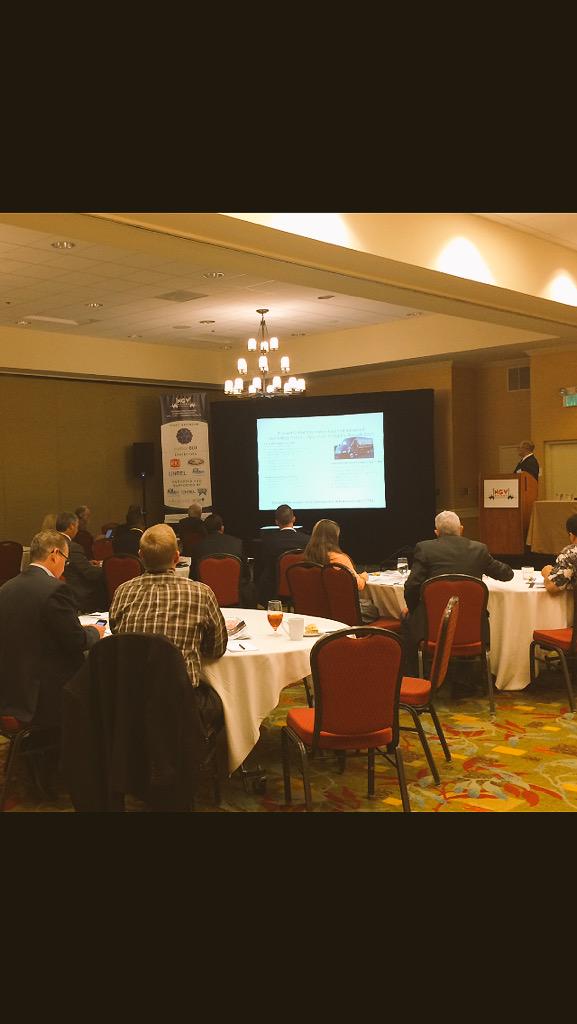 NGVBridge's tweet photo. Scott Lavery, @UPS VP discussing the alternative fuel composition for their #fleet and different applications http://t.co/qpETwDJVBe