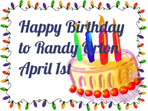 Happy 35th Birthday Randy Orton! 