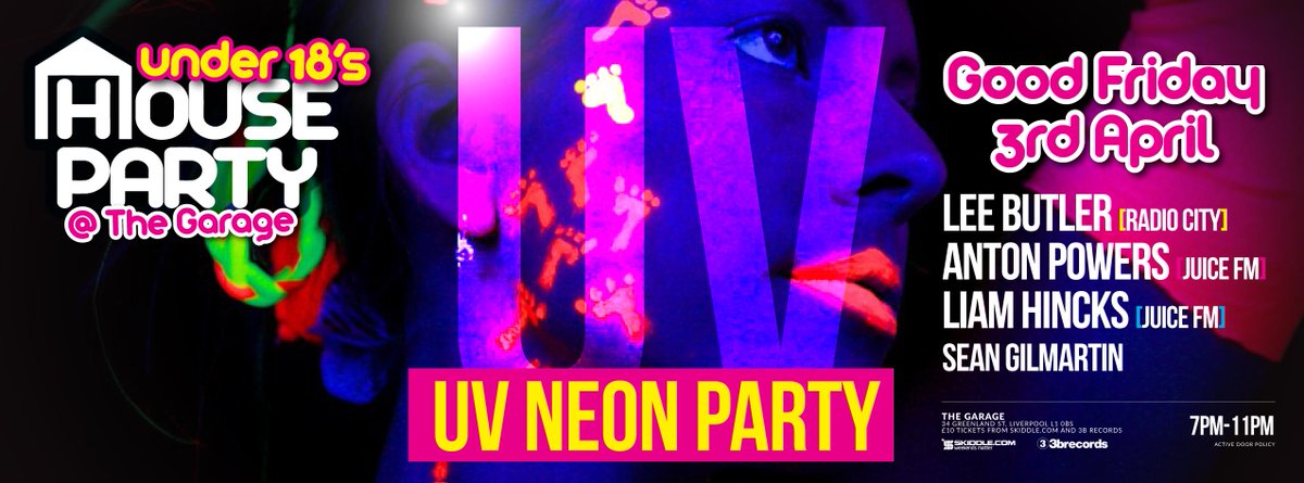 DjLeeButler's tweet photo. Ooosh @Under18sParty back this friday @GarageLiverpool .. Rammed last time so get ye tickets asap @3brecordsLTD http://t.co/Rme1WwXDs3
