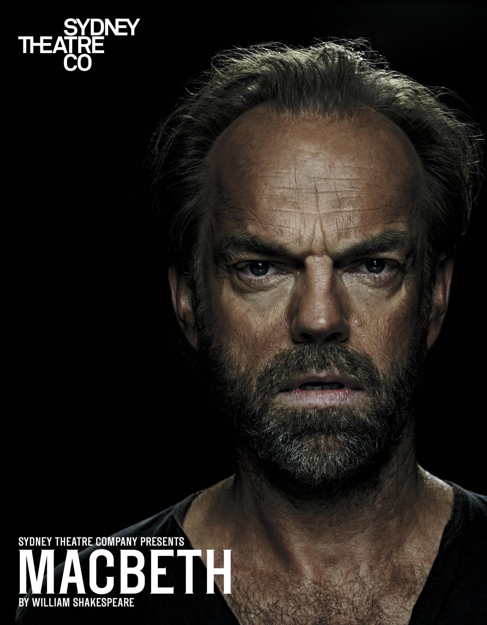 Happy Birthday Hugo Weaving. Here he is in production of Macbeth. 