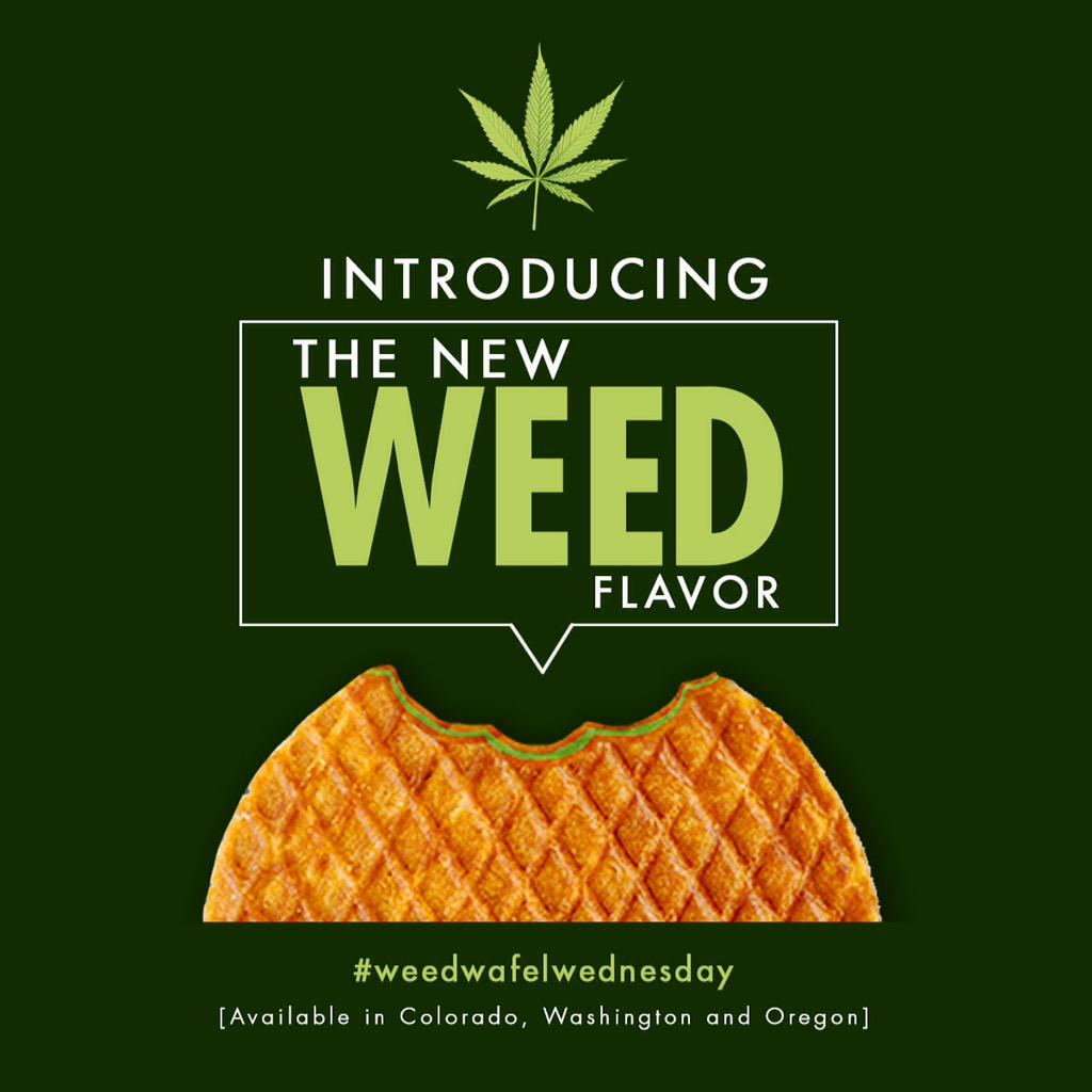 RipVanSnacks's tweet image. Putting the Amsterdam in Amsterdam wafel! Available today in dispensaries in Colorado, Washington &amp;amp; Oregon.