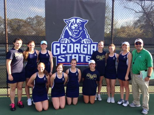 Newnan Girls Tennis win 5-0 at Piedmont Park! #NewnanNation