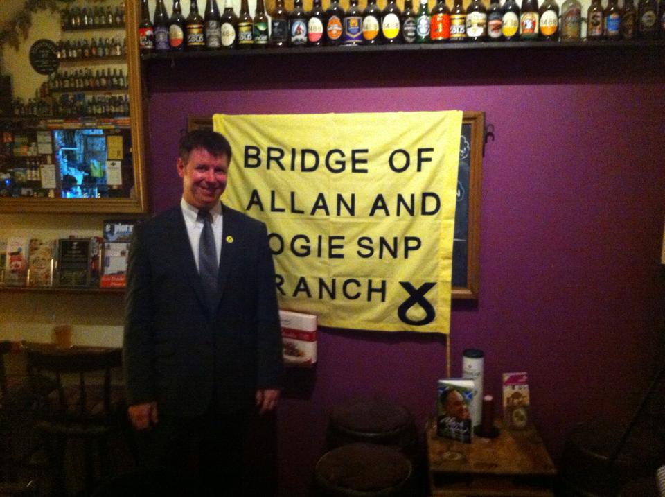 Steven4Stirling's tweet photo. At the #BridgeofAllan and Logie branch fund raiser and quiz night.
A grand night
#VoteSNP #GE15 #StevenforStirling http://t.co/wWWFQW6Q7N