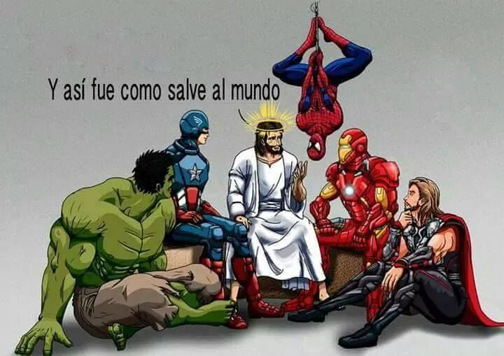 ADRIANACANEPAV's tweet photo. DE LEJOS MI SUPERHEROE FAVORITO SIEMPRE SERÁS TU PRECIOSO JESÚS... :) http://t.co/o9eTuDxfWz