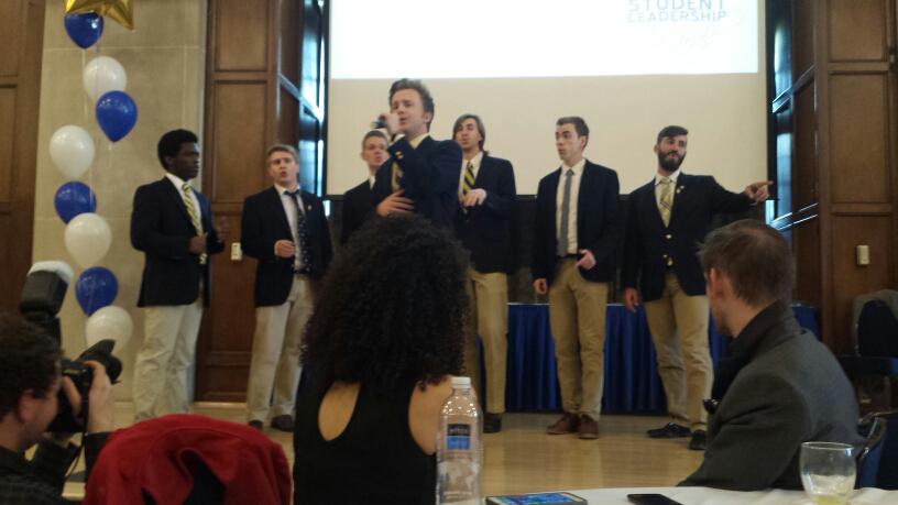Proud of all the <a href="/UmichStudents/">Michigan Students</a>  and student organizations!  @umfriars #mdsla15