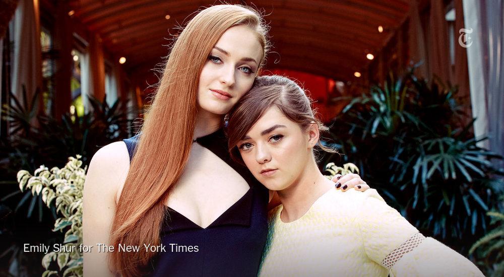 The Stark girls are becoming drivers of action in the new season of "Game of Thrones" nyti.ms/1EFXUvM