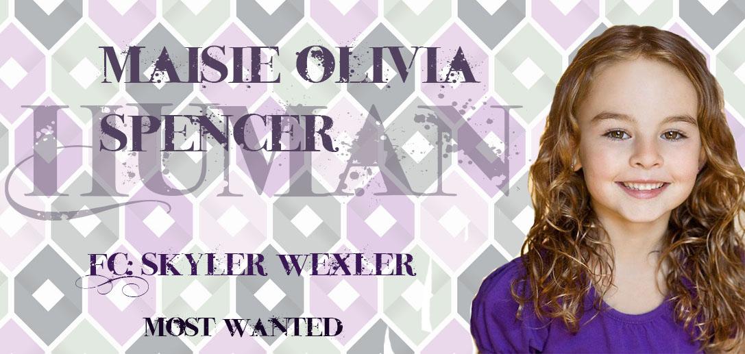 Maisie Olivia Spencer | 6 years old | most wanted | bloodpagesrpg.tumblr.com