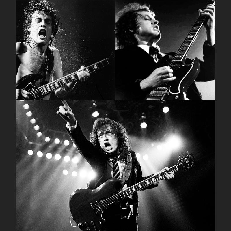 Happy 60th birthday to my most respected guitarist, the God of Rock Angus Young! 