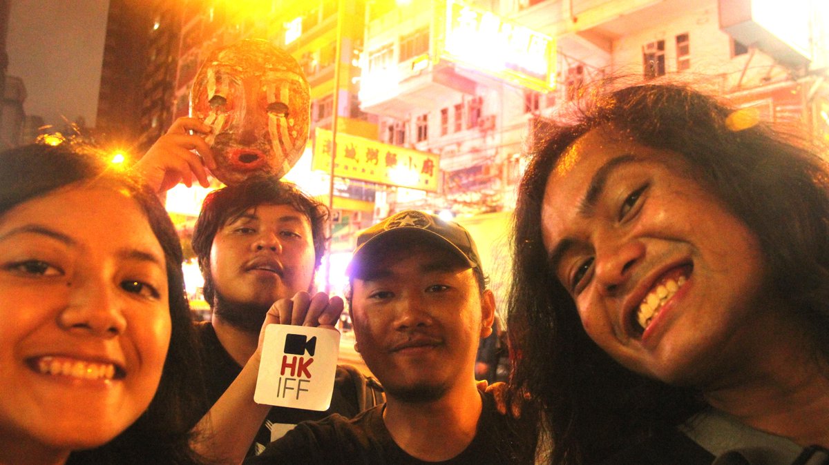 Wregas's tweet photo. Akhirnya berempat untuk 'Lembusura' di HongKong International Film Festival @Wulangan @ersyarwd @Yohanesyodi http://t.co/ThYkox0tTR