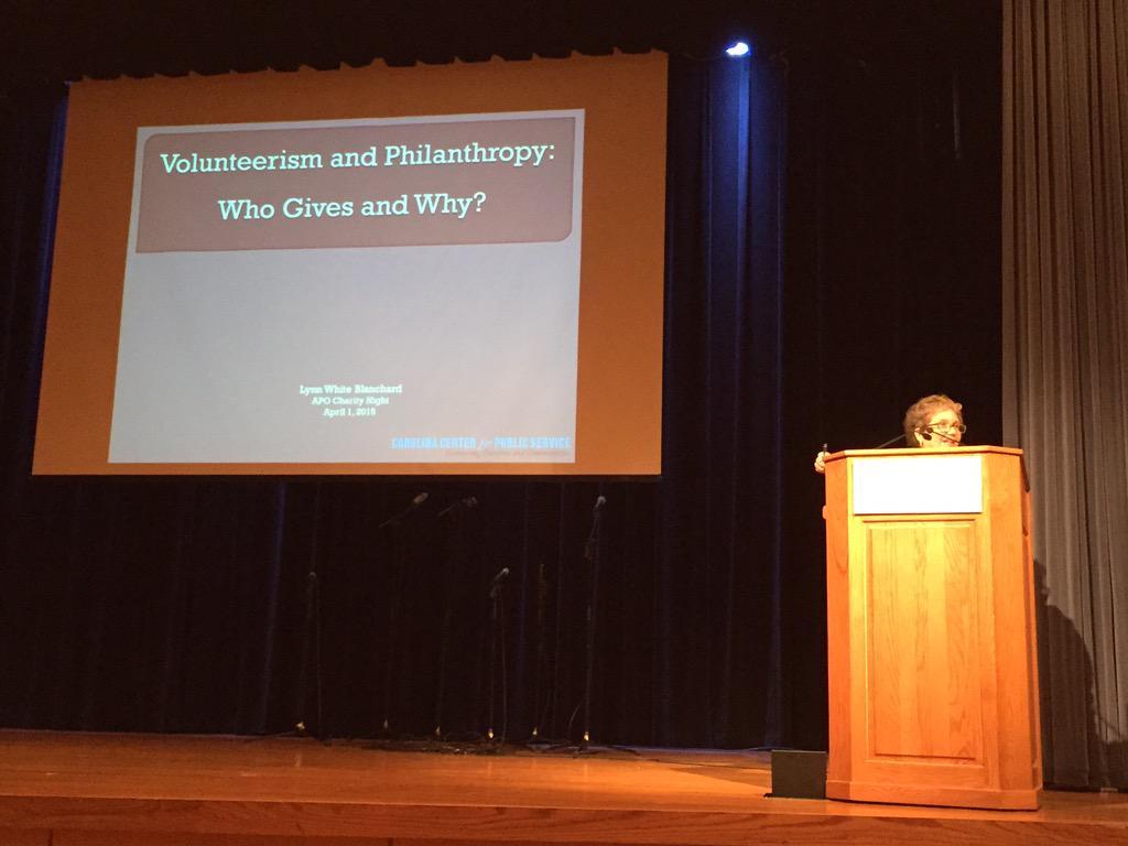 Thanks for coming out to our Charity Night, Lynn Blanchard! She is one of our chapter advisors!