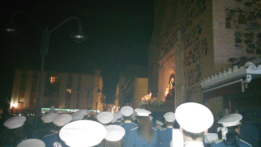CCTTBolanosCva's tweet photo. Algunas imágenes de la procesión de hoy junto a la Virgen de los Dolores 1/2 #mareaazul http://t.co/bgWjh6rlxn