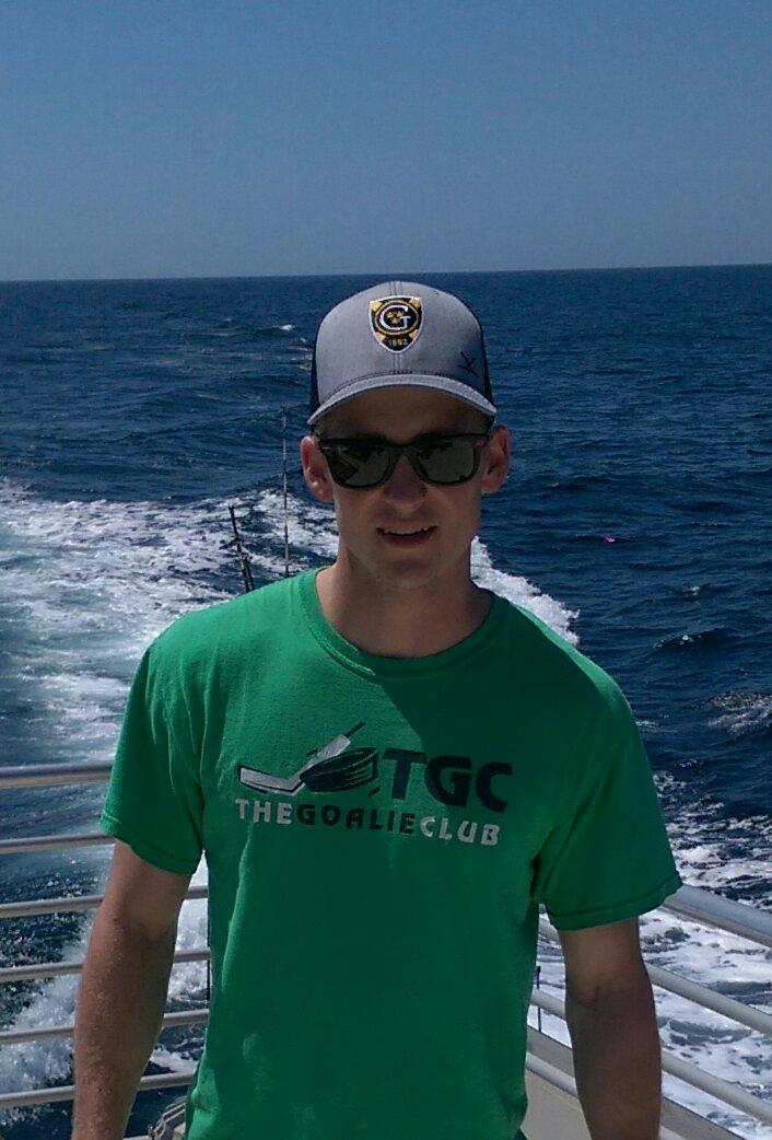 Coach Isaak fishing in the Gulf of Mexico!  #GoForIt #TGCWorldwide <a href="/thegoalieclub/">Des Christopher</a>