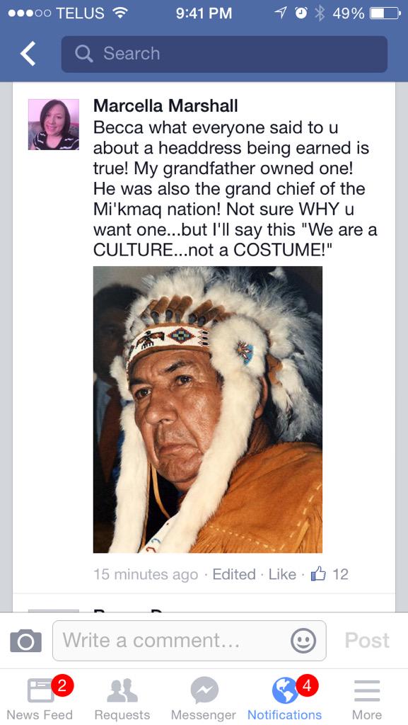 We dont sell what is sacred! Flattery will never trump disrespect! Goes for all cultures! #NotADecoration #ImMi'kmaq