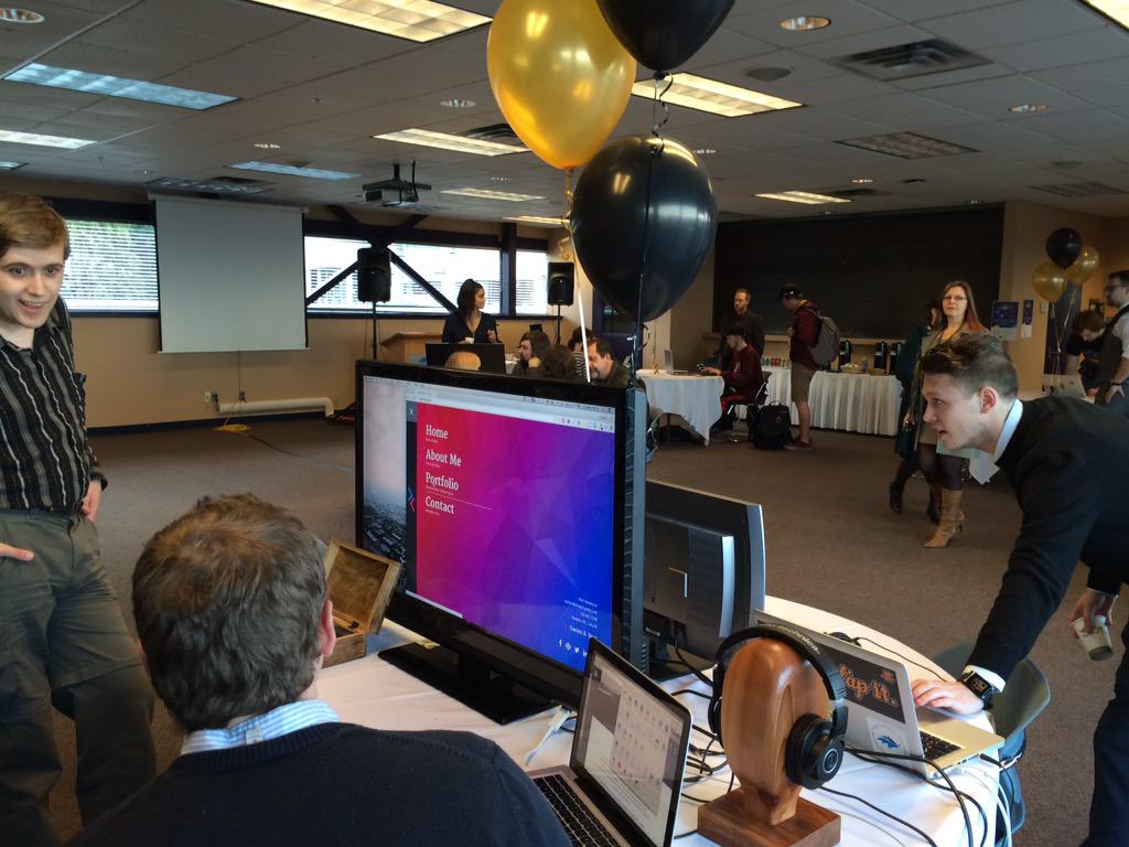 VIUDMS_Showcase's tweet photo. Here we go!! All set for #DMShowcase @VIUniversity http://t.co/2Qt5e6tBuA