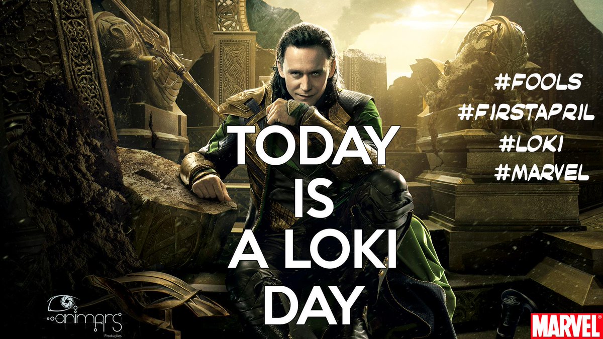 AnimarsGames's tweet photo. "Today is a Loki day" Nerds entenderão. @Marvel @MarvelBR  #RT #FAV #MARVEL #Fools #Loki #Animars #Nerds  #firstapril http://t.co/uL1hV4v44J