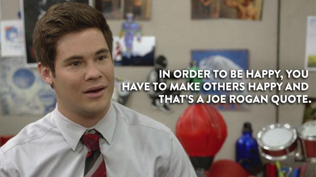 WorkaholicsCC's tweet photo. Joe Rogan is a very wise man #Workaholics http://t.co/B38xLAbFu3