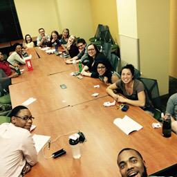 DrLDTJR's tweet photo. 17th Avenue selfie stick selfie. We need some practice. @UMN17thAve #Live17th http://t.co/6pzAuF0kNP
