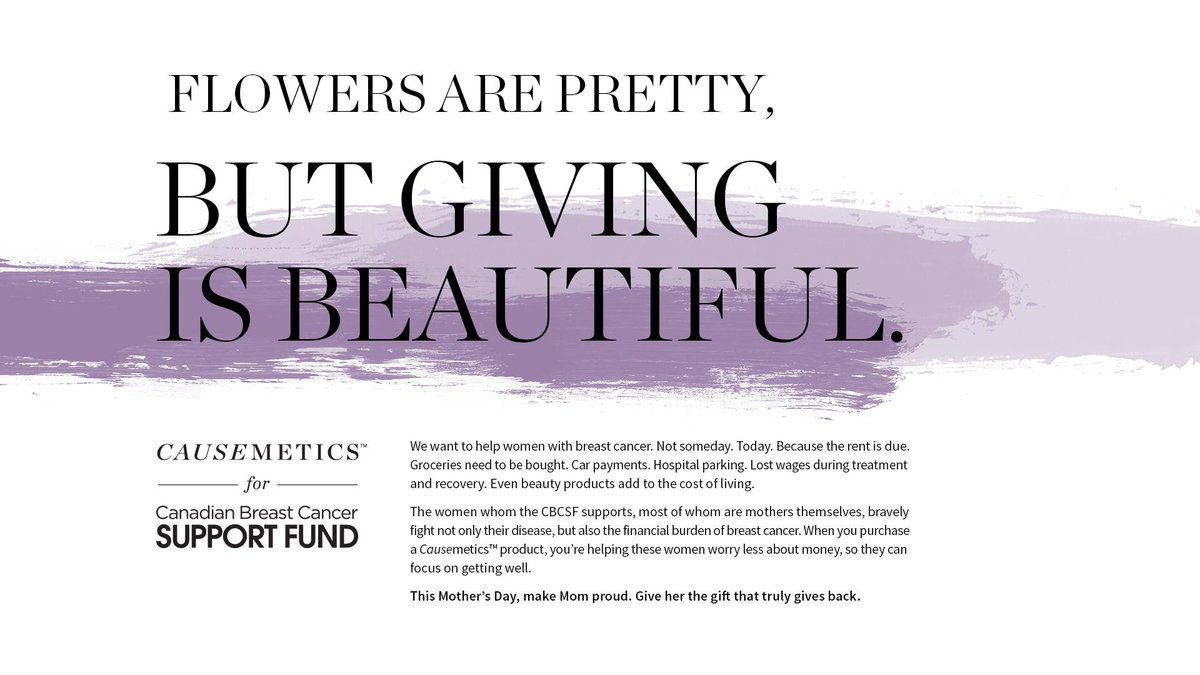 Causemetics™ tweet media