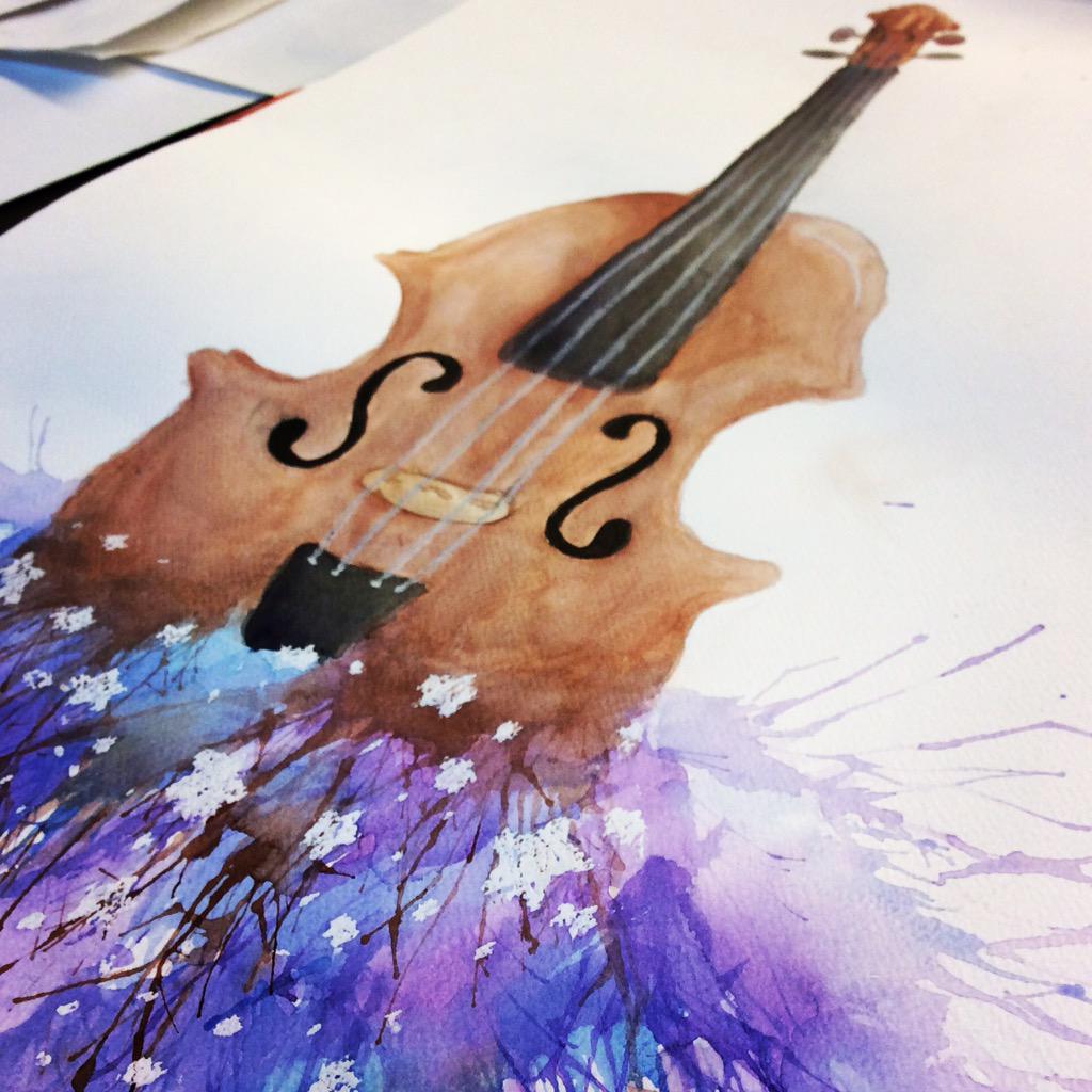 MadisonSaxon1's tweet image. I painted a thing
#art #cello #watercolor #painting