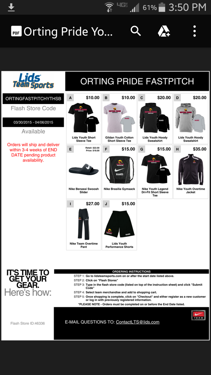 OrtingJrCardsFP's tweet photo. Check out our Flash Store Sale for @OrtingPrideFP  Teams. Our sale runs thru April 12th!!! http://t.co/6ckHWMPSOh