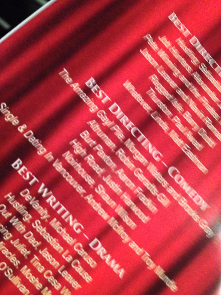 sadinvan's tweet image. #SADinVAN #isa6 nom for #bestdirecting @ISAwards #Vancouver @leoawards #webseries