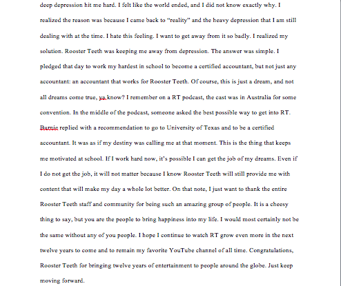 FizzyCrown8593's tweet photo. Here's a brief summary about my relationship with @RoosterTeeth. You guys are absolutely amazing! #RT12Years http://t.co/ij0ZqtKiWI